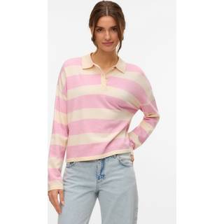 Vmari Strikket Poloshirt