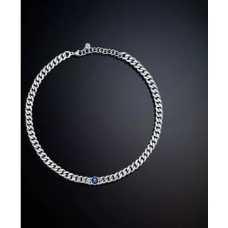 Chiara Ferragni Bossy Chain Blue halskæde W33+9 cm