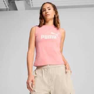 Women&#39;s Puma ESS No. 1 Logo Slim Tank, Pink, Size L, Clothing - Pink Fruit - L