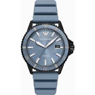 Emporio Armani Black and Blue Men's Watch AR11685