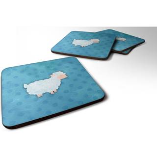 """" Caroline's Treasures Polkadot Sheep Lamb Watercolor Decorative Coasters 3.5 Multicolor """"