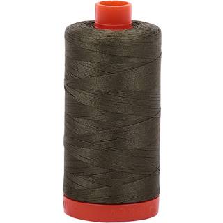Aurifil Mako Cotton Thread Solid 50WT 1422yds Army Green