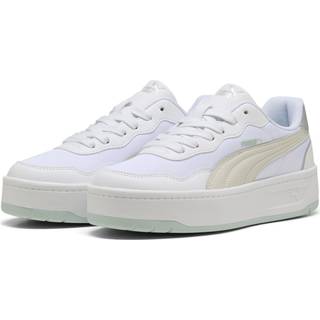 Women&#39;s Puma Court Lally Skye Aqua Metallics Sneakers, White, Size 37, Shoes - Peaceful Blue - 37