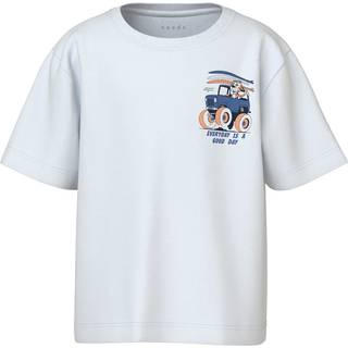 Name It T-shirt Bright White Med Bilprint
