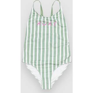 Roxy Girl's Bico Active One Piece Badedragt Børn størrelse 7 Years farve grøn