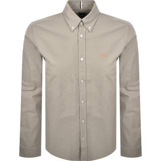BOSS H Roan Long Sleeve Shirt Beige