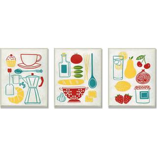 Stupell hjem d? Cor s?ndag morgenmadsmiddag og picnic trio k?kkenv?g plak 10 x 0,5 x 15 stolt lavet i USA