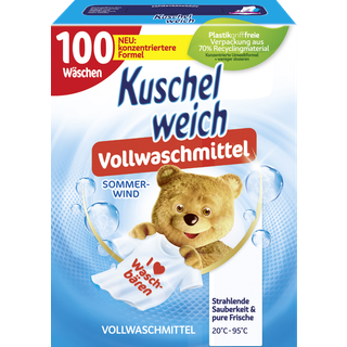 Kuschelweich Sommerbrise vaskepulver 100 vaske 1.60 DKK/1 vask/e