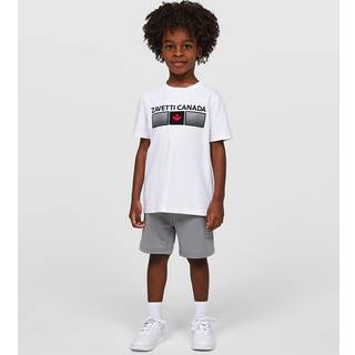 Zavetti Canada Ovicini Reflective T-Shirt/Shorts Set Children, White - 2-3Y