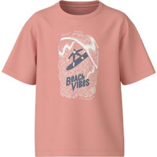 NAME IT T-shirt Vagno Peach Pearl Beach Palms
