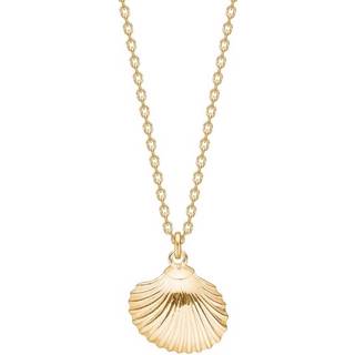 Nordahl Jewellery Sea52 halskæde i forgyldt med muslingeskal