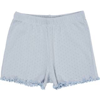 Copenhagen Colors Pointelle shorts - DUSTY BLUE