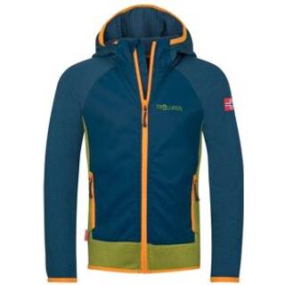 Trollkids Kid's Seiland Jacket Fleecejakke Børn størrelse 128 farve blå