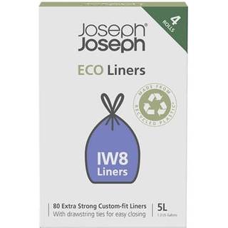 Joseph Joseph Intelligent Waste Activated Carbon Odor Filter Refills til madaffald Caddy Kitchen Bin - Pack of 6