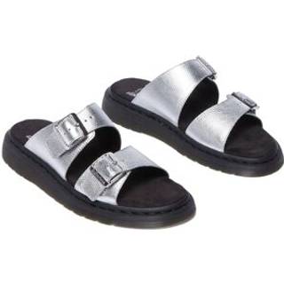 Dr. Martens Dr. Martens Silver Josef Bronx Suede Leather Sandals