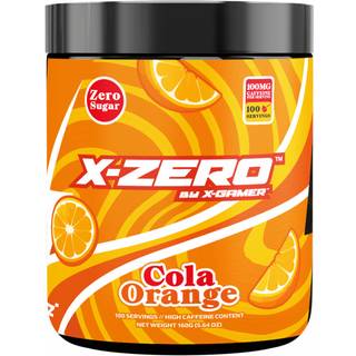X-Gamer X-Zero Cola Orange - 100 Portioner