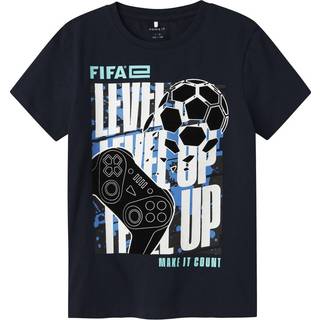 Name It T-shirt Navy Blazer Med Fifa Print
