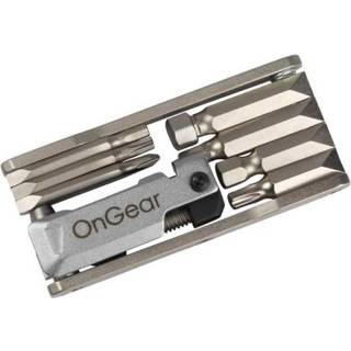 OnGear - Multitool - 9 funktioner - Med kædeadskiller - Blank