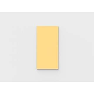 Lintex Mood Wall glastavle 75x150cm Lively, lys gul