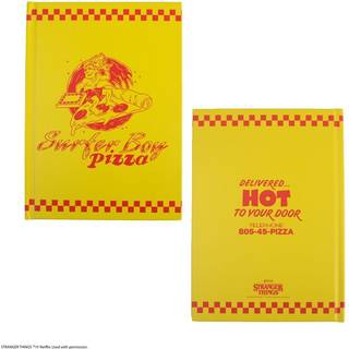 Stranger Things Notebook Surfer Boy Pizza Hardcover
