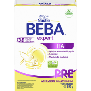 BEBA Expert HA PRE modermælkserstatning fra fødslen 321.73 DKK/1 kg