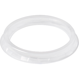 Låg til dressingbæger Ø46 mm, 50 stk Klar genanvendeligt PP