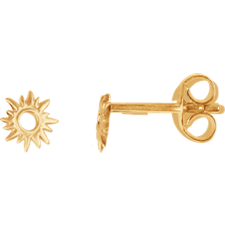 Sun Wild Øreringe, Gold Plated