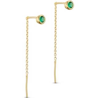 Noora Øreringe, Gold Plated Green