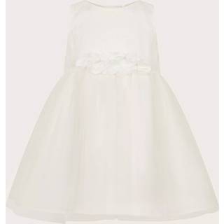 Monsoon Monsoon White Baby Freija Lace Floral Print Dress