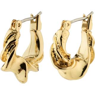 Pilgrim LEAF snoet hoops guldbelagt
