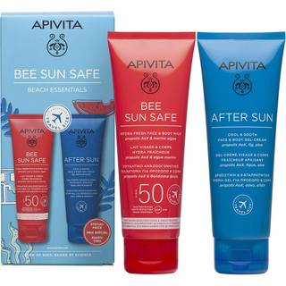 Apivita Bee Sun Safe Beach Essentials Gavesæt Til solbruning SPF 50 - 2 stk.