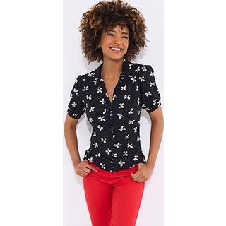 Joe Browns Joe Browns Black Bow Print Jersey Top