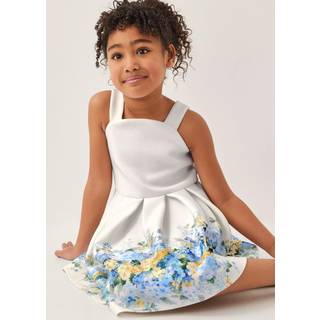 Monsoon Monsoon Hydrangea Sløjfe Plisseret Kjole - 152-158cm (12-13 år)