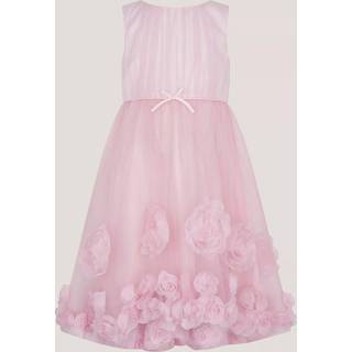 Monsoon Monsoon Pink Josie 3D Rosette Dress - 134cm (9 Years)