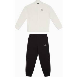 EA7til drenge. 7B000070_AF12451 Træningsdragt Logo Series hvid bomuld (4Años= 106cm), Casual, Sport, Multisport, Lange ærmer, børnetøj