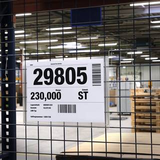Durable lagerlomme med wirebeslag a4 tvær, 50 stk