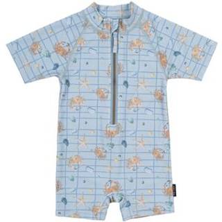 Mikk-Line Kid's UV Suit Recycled AOP Lycra Børn størrelse 86/92 - 1-2 Years farve grå