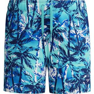 Boys' Printed 13'' Swim Shorts Blue - Navy