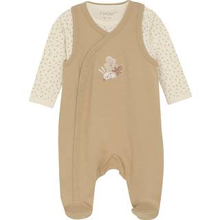 Fixoni Body langærmet m. Romper - Sesame