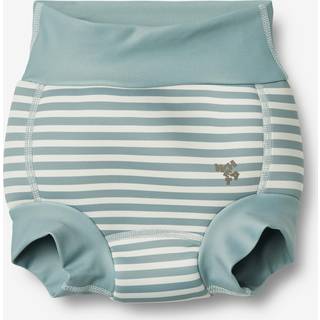Wheat Anker Baby Badebukser Neopren Med Rainy Waves Striber