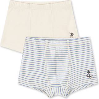 Basic 2-pak Boxershorts, Stripe Provence Mix, 110-116 cm