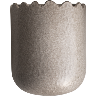Dbkd Flowery Vægkrukke 19 Cm - Krukker Keramik Beige - 20240804BE