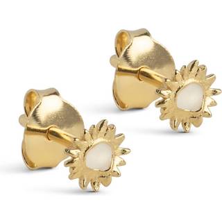 ENAMEL Copenhagen Øreringe - Studs Mini Sunshine - Daisy