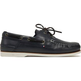Leather Lace-Up Boat Shoes