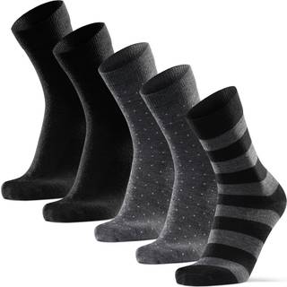 MERINO WOOL DRESS SOCKS - Grey / 43-47 / 5-Pack