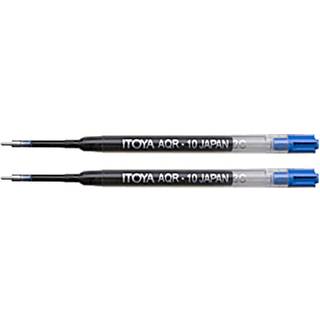 Itoya Aquaroller Pen Refill 0,7 mm pakke med 2 sort bl?k (AQR-7BPBK)