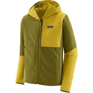 Patagonia R1 Techface Hoody Softshelljakke Herrer størrelse L farve olivengrøn