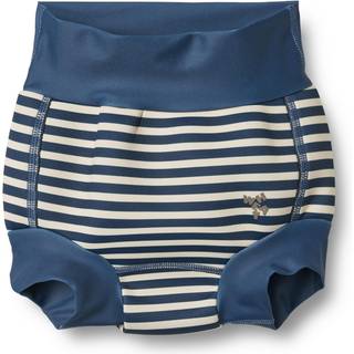 Wheat Anker Baby Badebukser Neopren Med Blå Striber