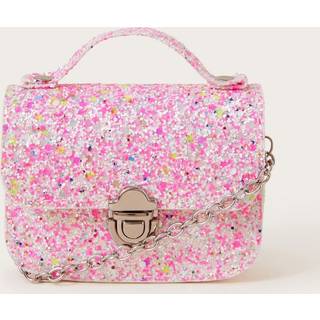 Monsoon Monsoon Pink Mini Glitter Satchel Bag