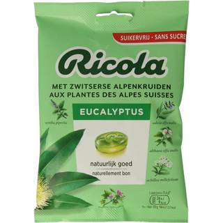 Ricola Eucalyptus Sukkerfri Urtebolsjer pose 75g